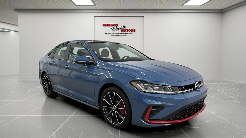 Blue 2026 Volkswagen Jetta GLI Sedan Front-Wheel Drive 7-Speed Dual Clutch