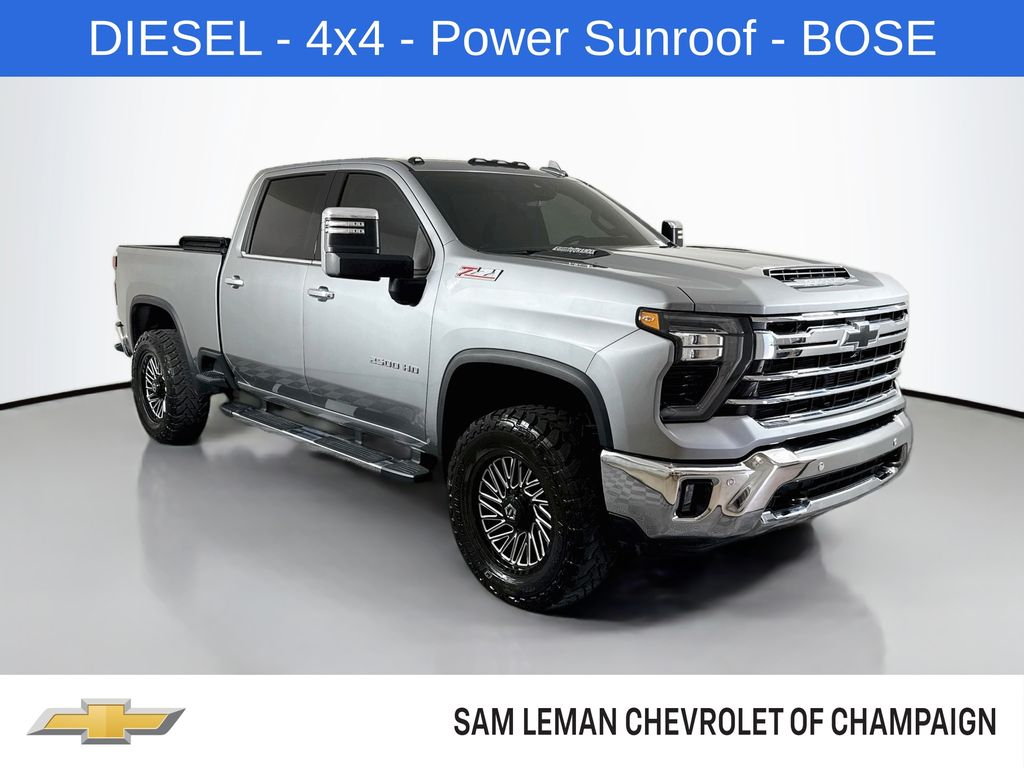 Sterling Gray Metallic 2025 Chevrolet Silverado 2500HD Pickup Truck Four-Wheel Drive Automatic