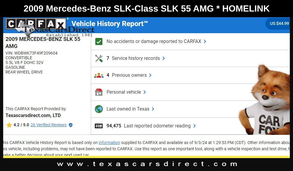 2009 Mercedes-Benz SLK SLK 55 AMG 10