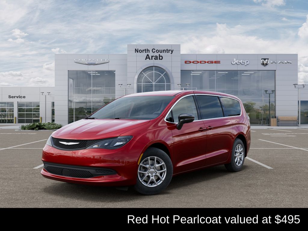 Red Hot Pearlcoat 2026 Chrysler Voyager Minivan Front-Wheel Drive 9-Speed Automatic