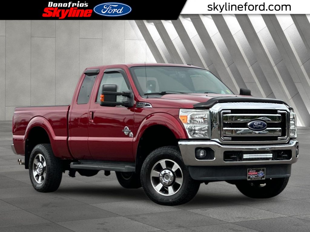 Ruby Red Metallic Tinted Clearcoat 2016 Ford F-350 Super Duty Pickup Truck Four-Wheel Drive 6-Speed Automatic