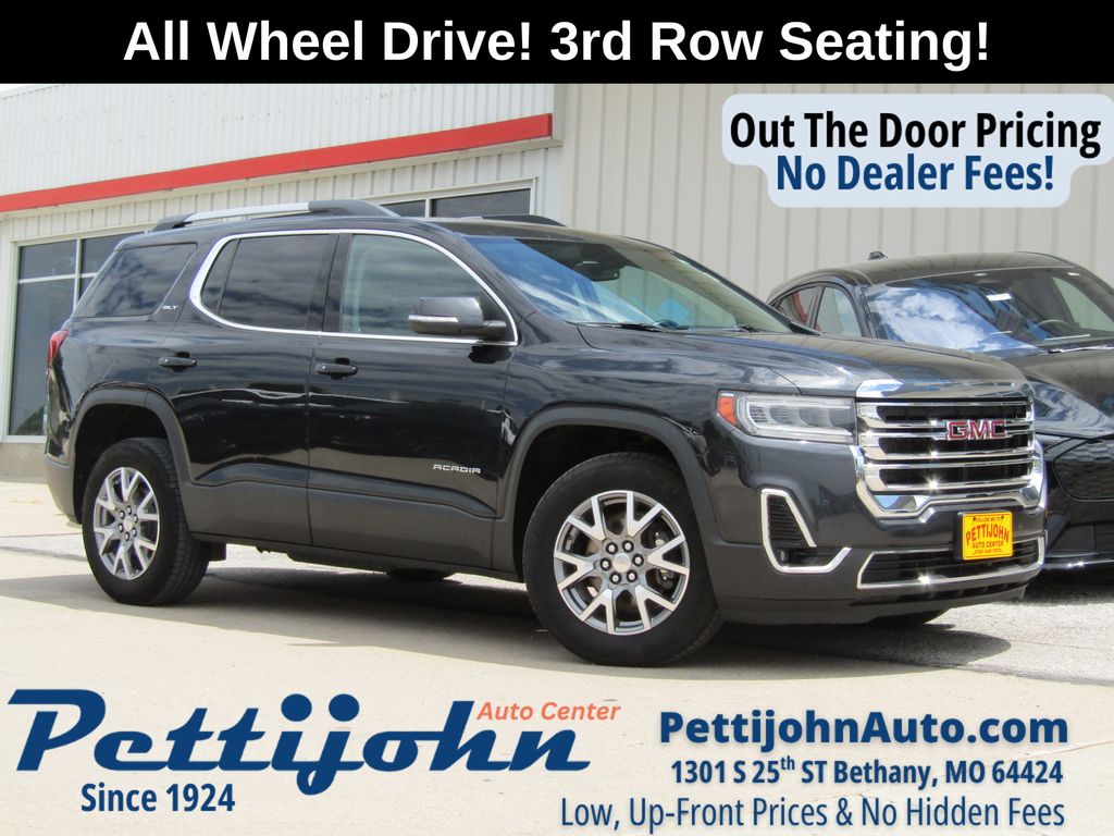 Carbon Black Metallic 2020 GMC Acadia SUV / Crossover Four-Wheel Drive 9-Speed Automatic