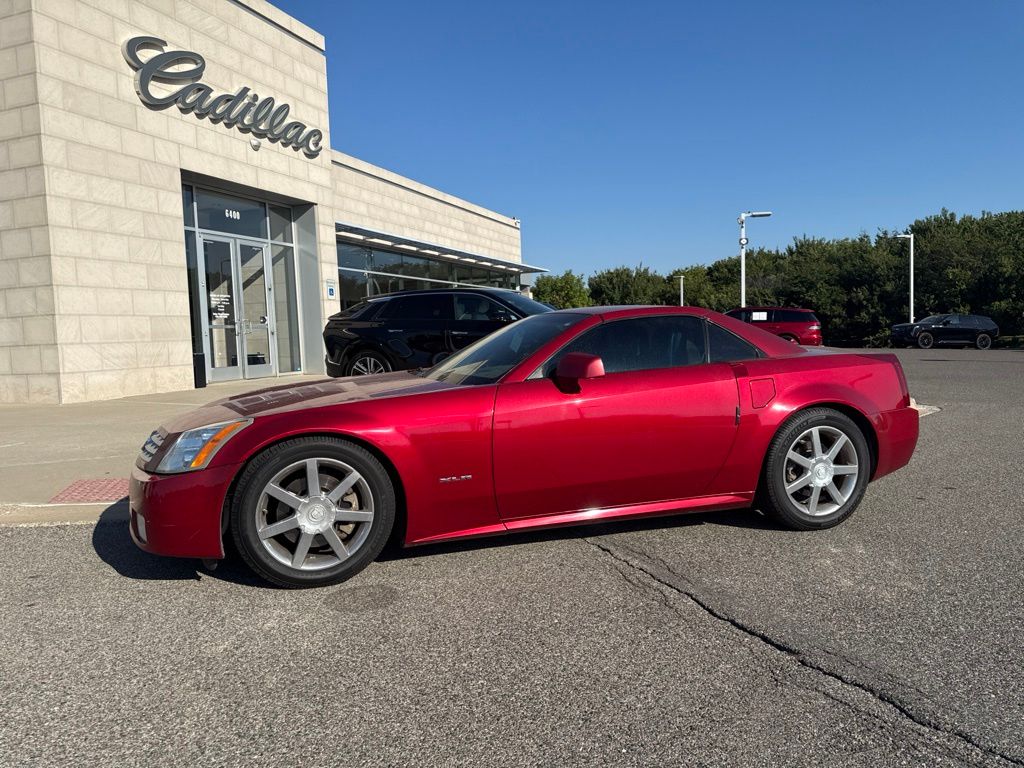 Red (Crimson Pearl) 2004 Cadillac XLR Convertible Rear-Wheel Drive 5-Speed Automatic Overdrive