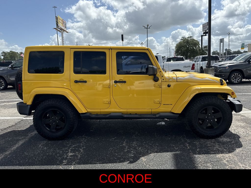 2015 Jeep Wrangler Unlimited Sahara Yellow at Bayshore Chrysler Jeep Dodge Ram