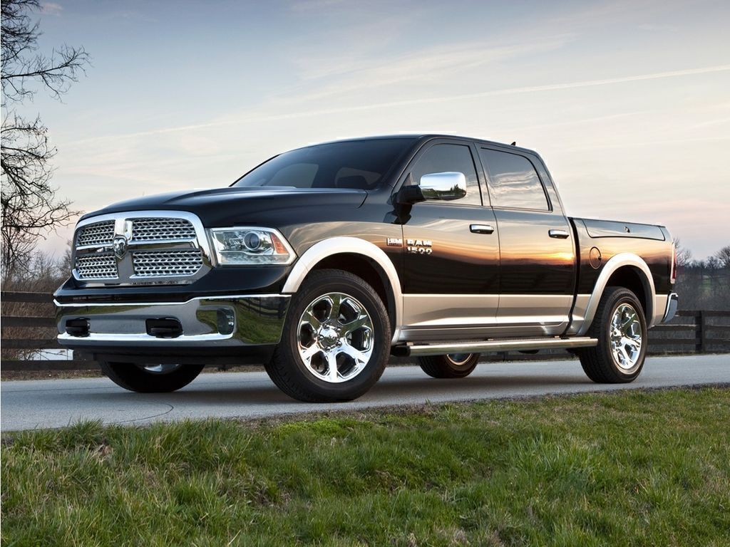 Gray (Granite Crystal Metallic Clearcoat) 2017 RAM 1500 Pickup Truck Four-Wheel Drive 8-Speed Automatic