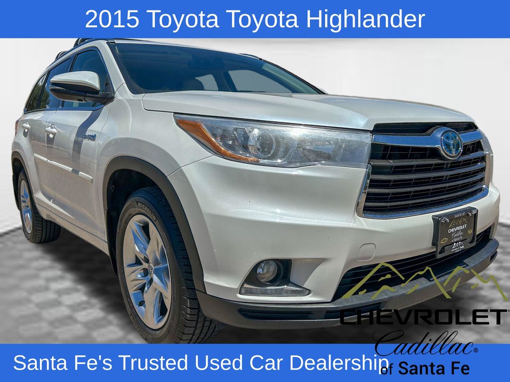 White (Blizzard Pearl) 2015 Toyota Highlander Hybrid SUV / Crossover All-Wheel Drive Continuously Variable Transmission