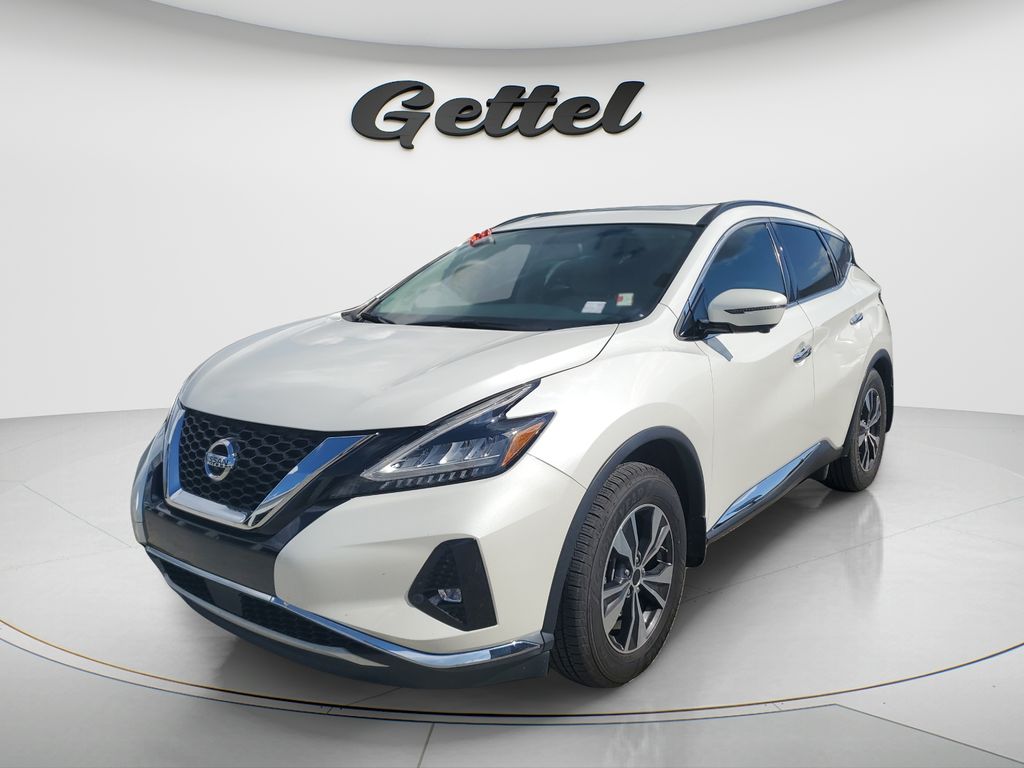 Pearl White 2019 Nissan Murano SUV / Crossover Front-Wheel Drive Continuously Variable Transmission