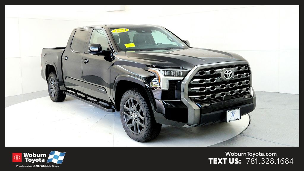 Midnight Black Metallic 2023 Toyota Tundra Pickup Truck Four-Wheel Drive Automatic