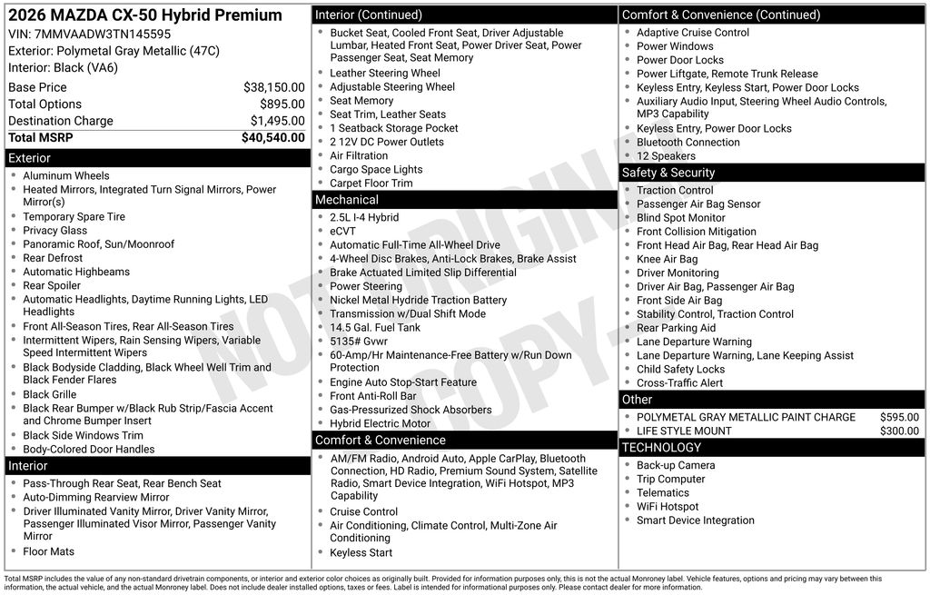 Thumbnail: 2026 Mazda CX-50 - 4
