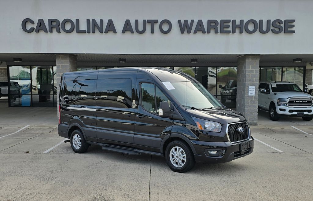 Black Metallic 2025 Ford Transit Passenger Van Rear-Wheel Drive 10-Speed Automatic