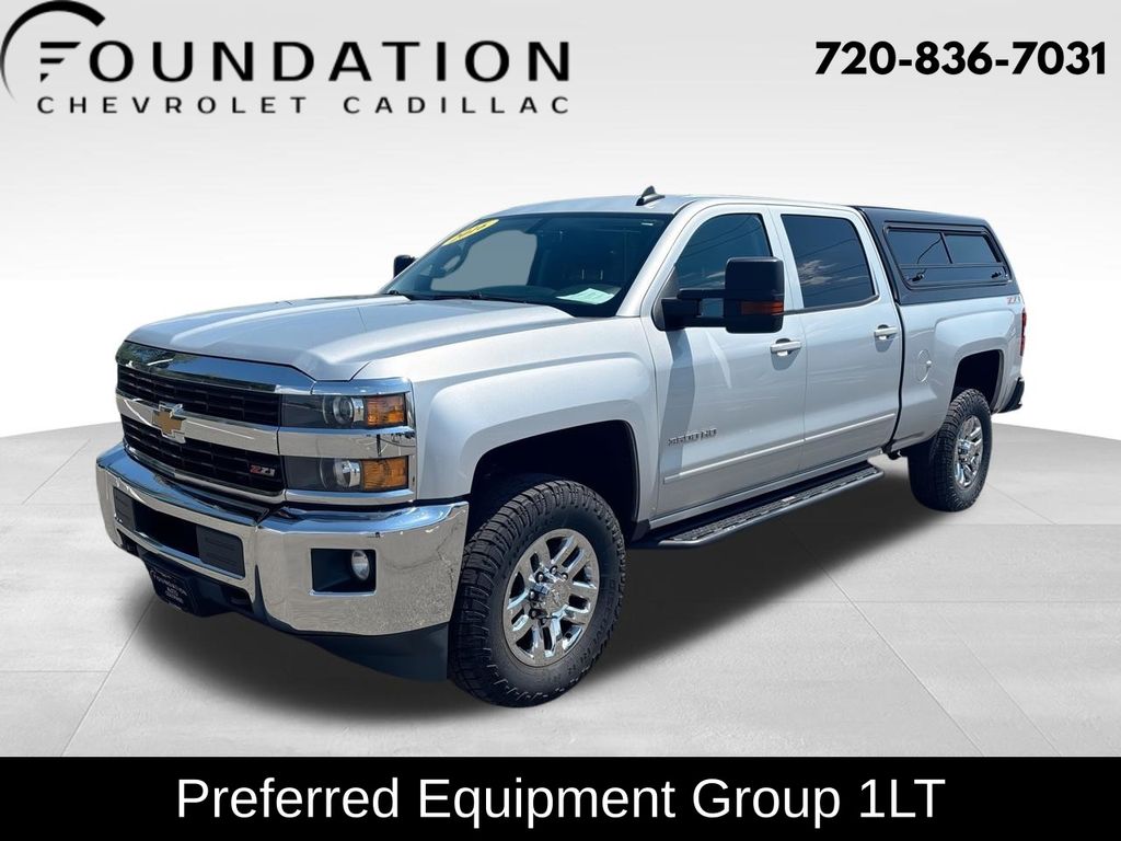 Silver Ice Metallic 2016 Chevrolet Silverado 3500HD Pickup Truck Four-Wheel Drive 6-Speed Automatic Overdrive