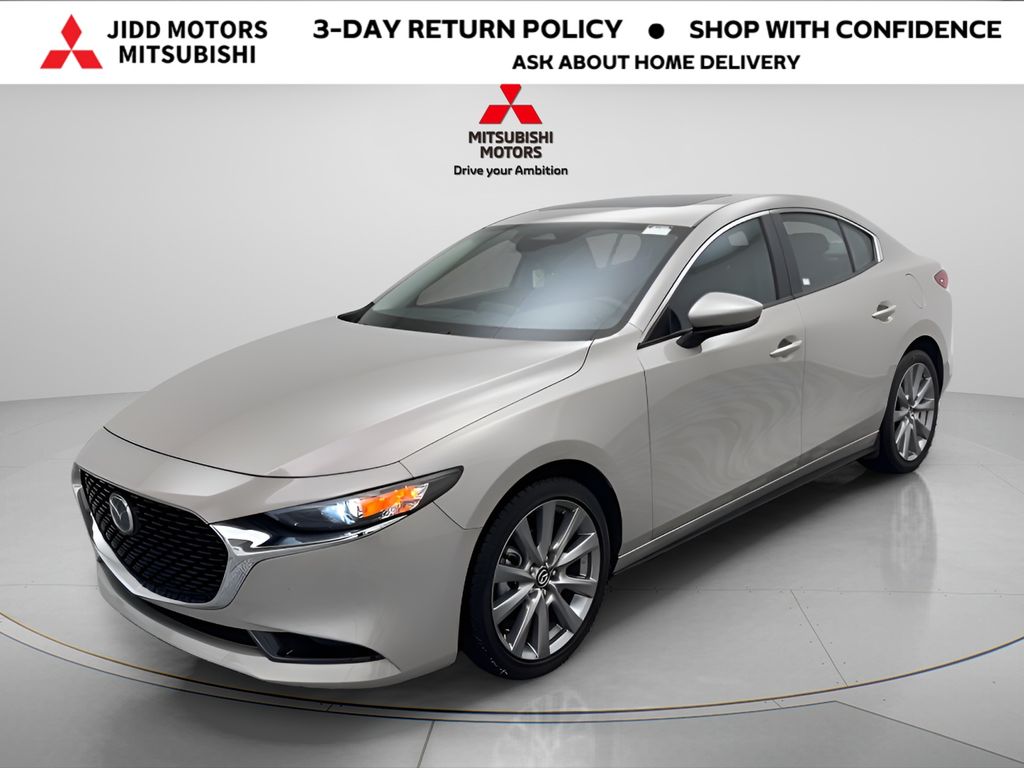 Gray (Platinum Quartz Metallic) 2025 Mazda MAZDA3 2.5 S Preferred Sedan FWD Sedan Front-Wheel Drive 6-Speed Automatic