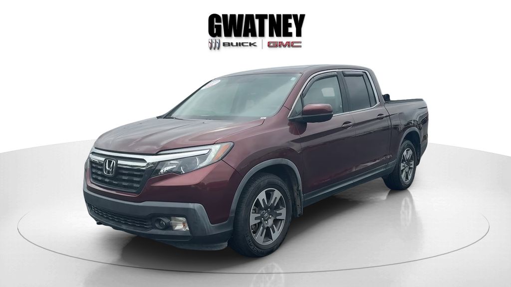 Red 2017 Honda Ridgeline RTL-T Pickup Truck Front-Wheel Drive 6-Speed Automatic