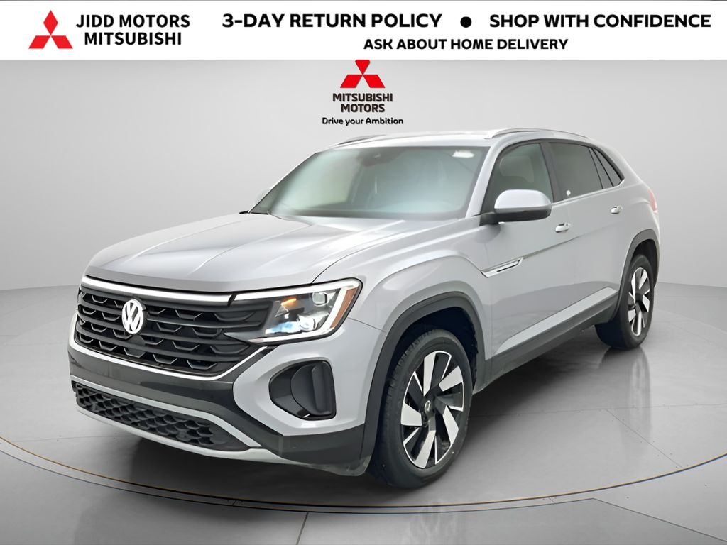 Silver 2025 Volkswagen Atlas Cross Sport SE 4Motion with Technology SUV / Crossover All-Wheel Drive 8-Speed Automatic