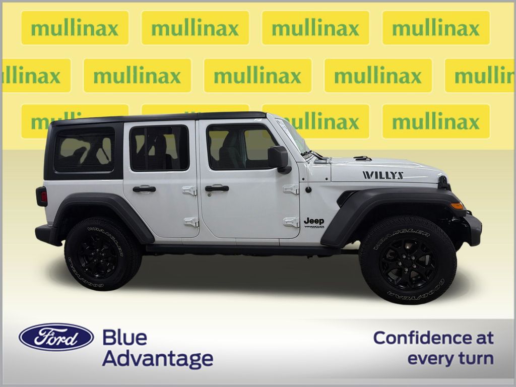 Certified Used 2021 White Jeep Unlimited Willys image 2