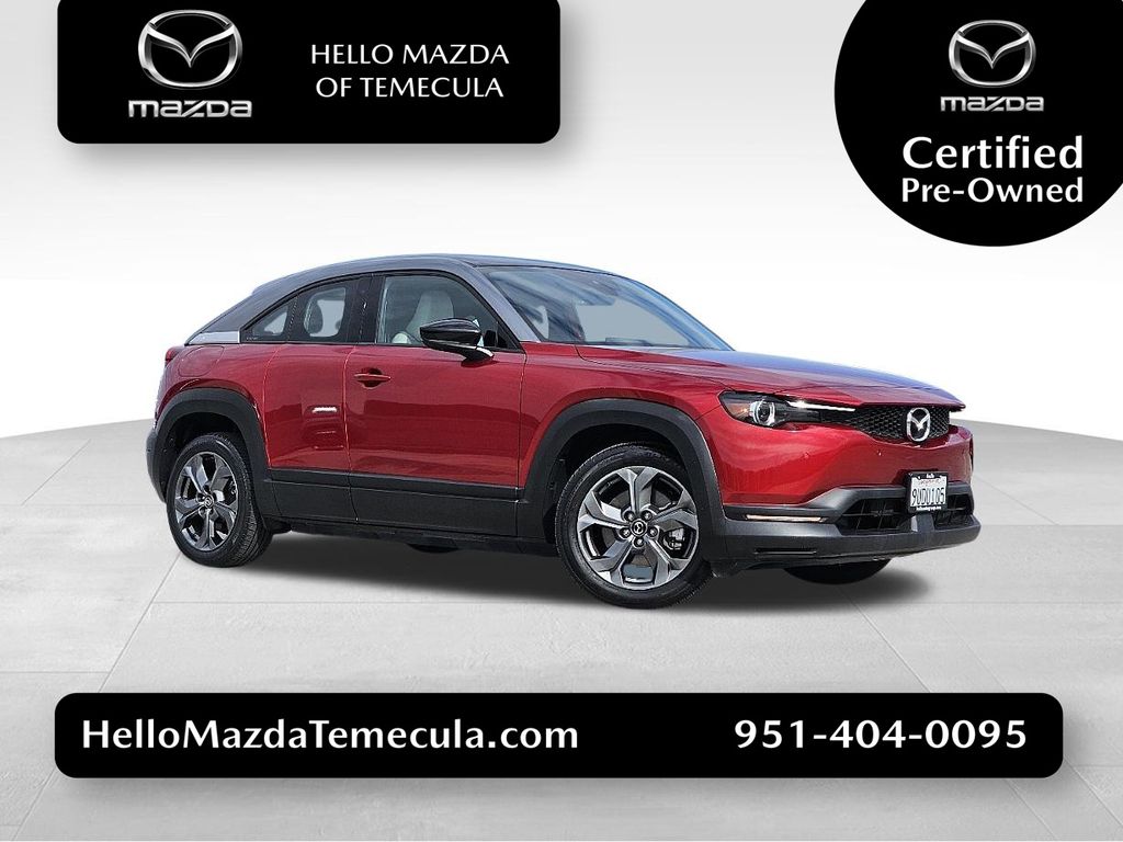 Soul Red Crystal Metallic Multi-Tone 2022 Mazda MX-30 Premium Plus FWD SUV / Crossover Front-Wheel Drive 1-Speed Automatic