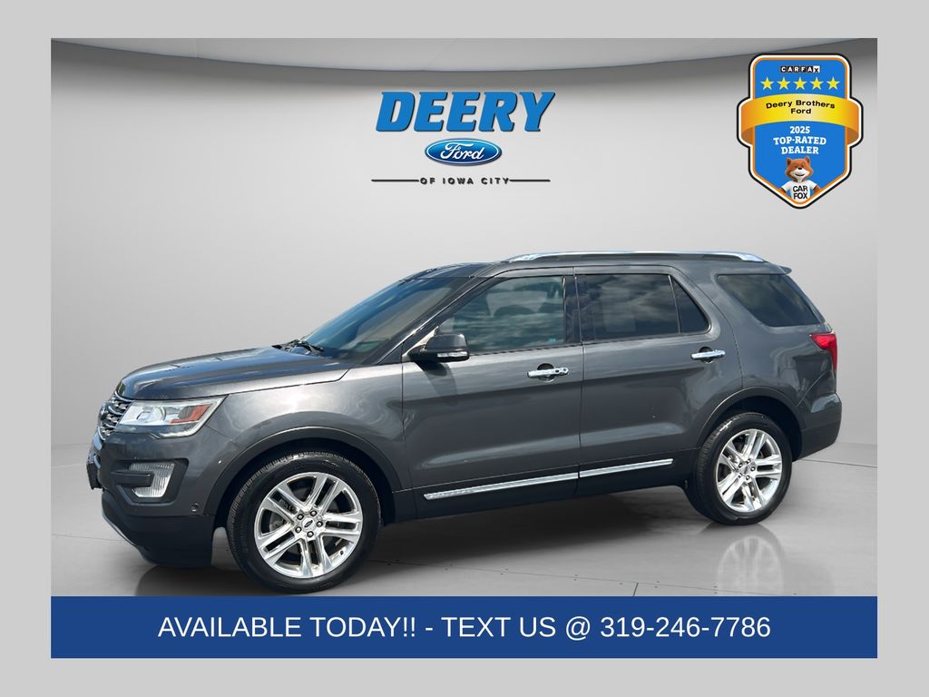 Gray (Magnetic Metallic) 2016 Ford Explorer SUV / Crossover All-Wheel Drive 6-Speed Automatic