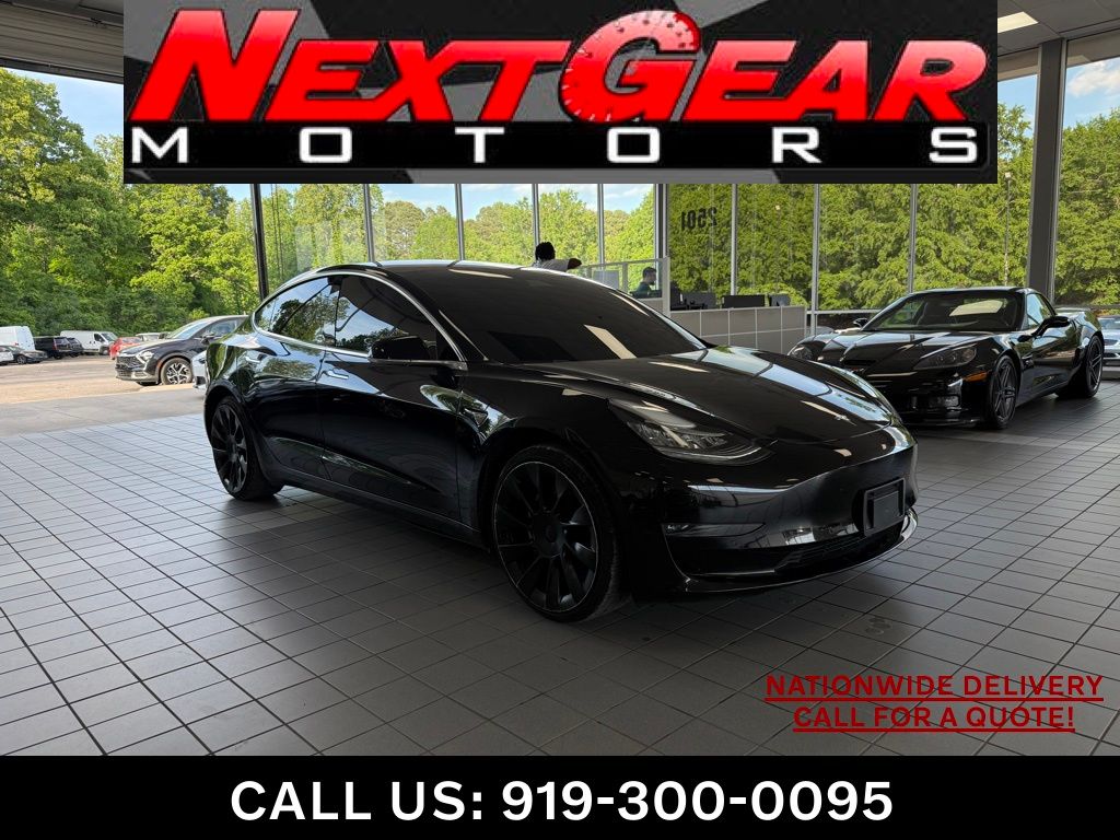 Black 2019 Tesla Model 3 Standard Plus RWD Sedan Rear-Wheel Drive 1-Speed Automatic