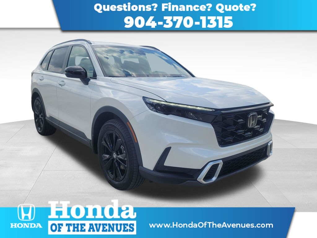 Platinum White Pearl 2026 Honda CR-V Hybrid Sport Touring AWD SUV / Crossover All-Wheel Drive Continuously Variable Transmission