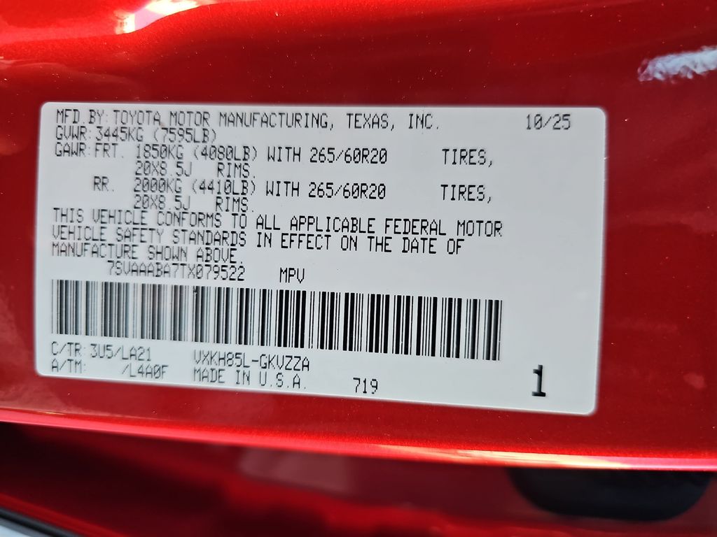 Used 2026 Toyota Sequoia SUV
