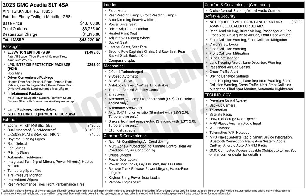 Used 2023 GMC Acadia SUV