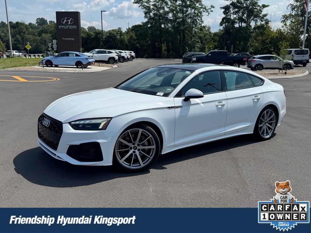 Arkona White 2025 Audi A5 Sportback Sedan All-Wheel Drive 7-Speed Automatic