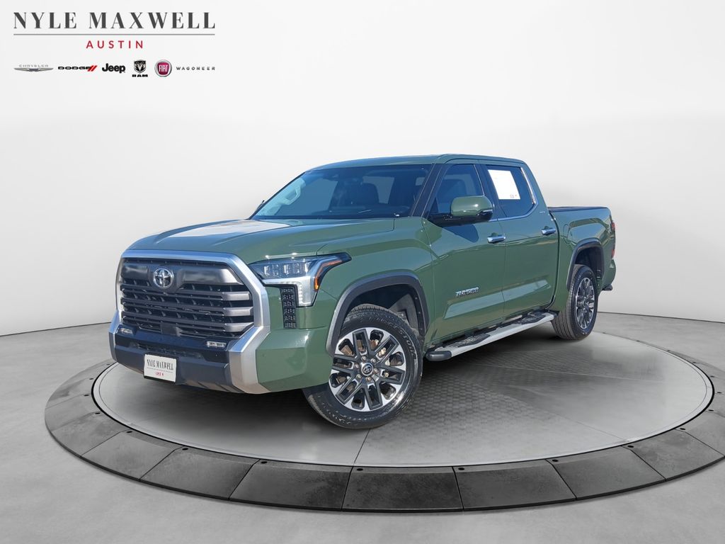 Army Green 2023 Toyota Tundra Pickup Truck Four-Wheel Drive Automatic