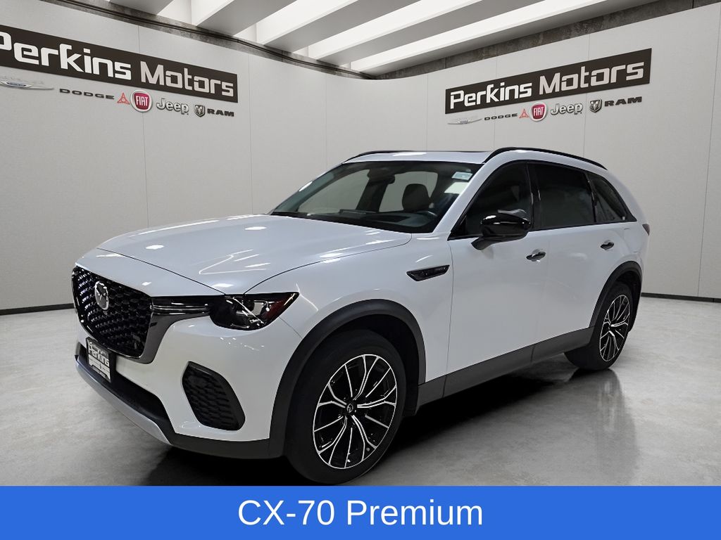 Rhodium White Premium 2025 Mazda CX-70 SUV / Crossover All-Wheel Drive 8-Speed Automatic
