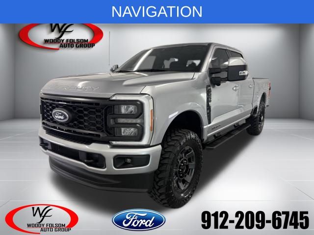 Silver Metallic 2023 Ford F-250 Super Duty Lariat Crew Cab 4WD Pickup Truck Four-Wheel Drive Automatic