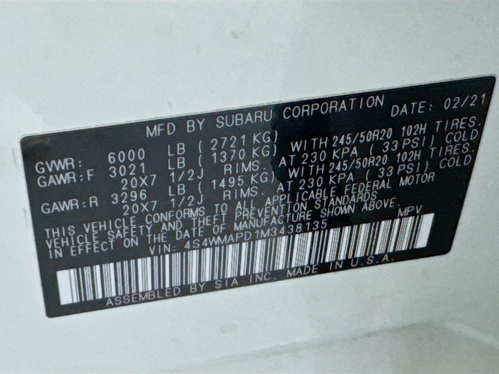 Used Car 2021 Subaru Ascent  Limited For Sale Under $25,000 In San Antonio, Texas