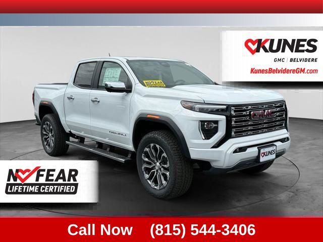 Summit White 2026 GMC Canyon Pickup Truck Four-Wheel Drive 8-Speed Automatic