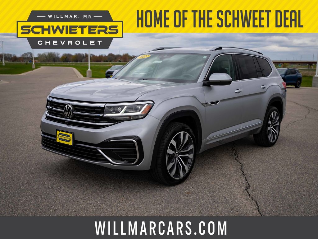 Pyrite Silver Metallic 2022 Volkswagen Atlas SUV / Crossover All-Wheel Drive 8-Speed Automatic