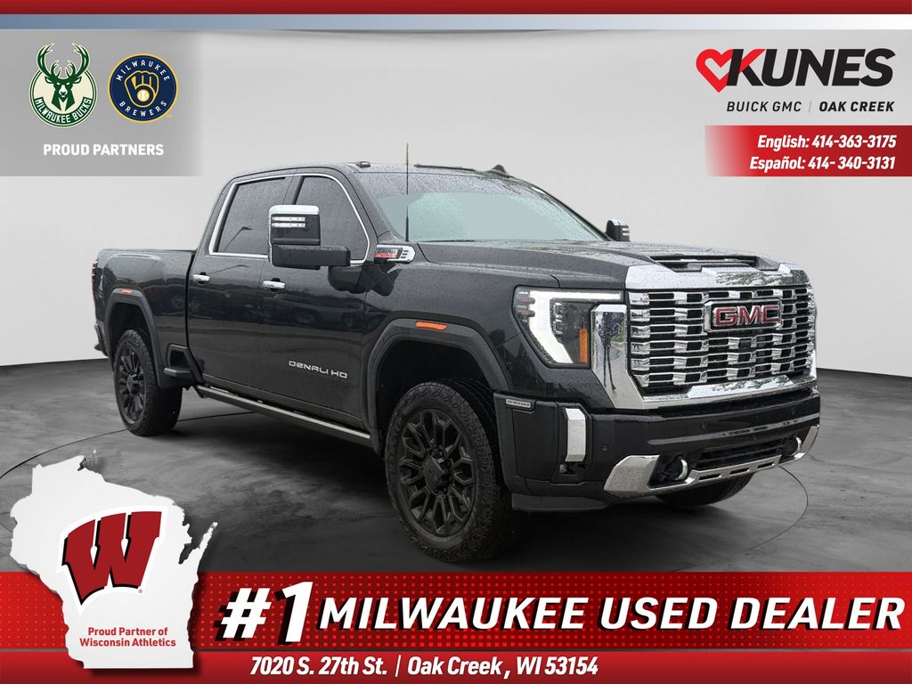 Onyx Black 2025 GMC Sierra 2500HD Pickup Truck Four-Wheel Drive Automatic