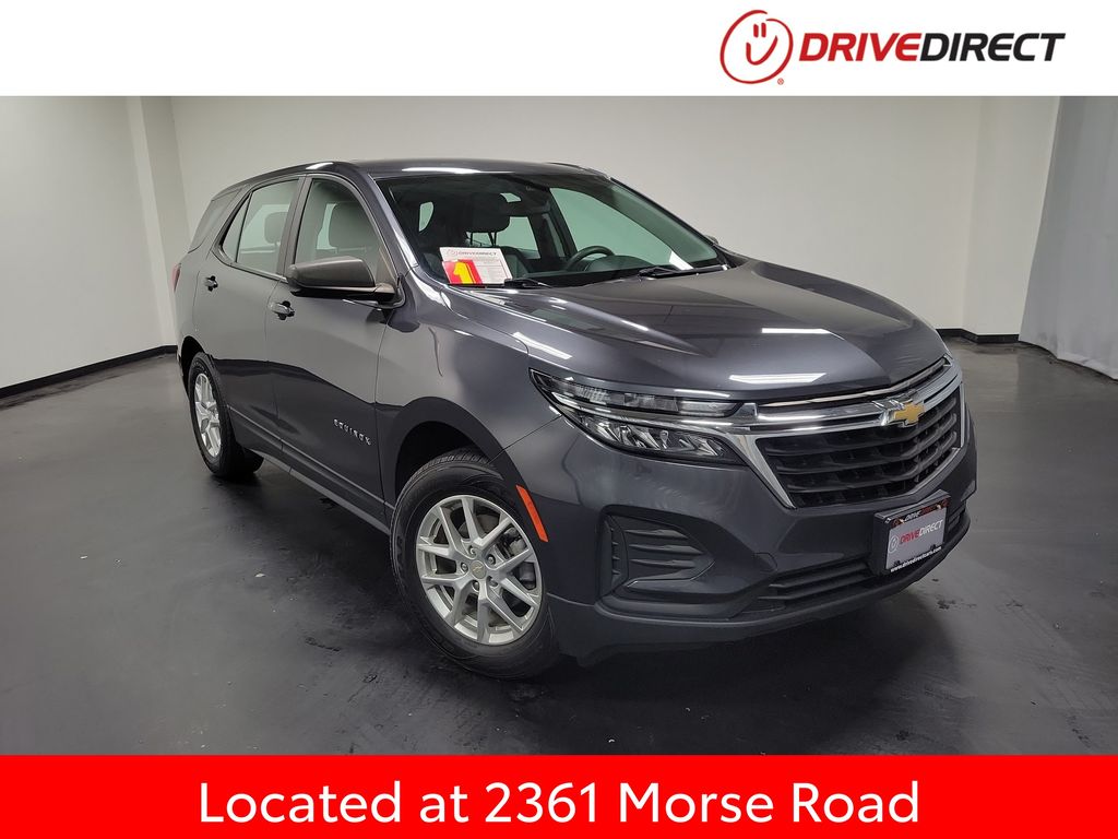 Iron Gray Metallic 2022 Chevrolet Equinox LS AWD with 1FL SUV / Crossover Four-Wheel Drive 6-Speed Automatic Overdrive
