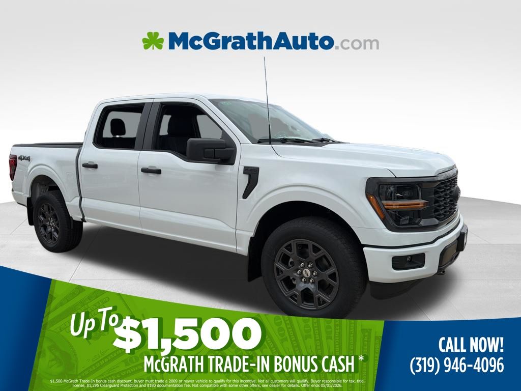 Oxford White 2026 Ford F-150 STX 4dr SuperCrew 4WD Pickup Truck Four-Wheel Drive Automatic