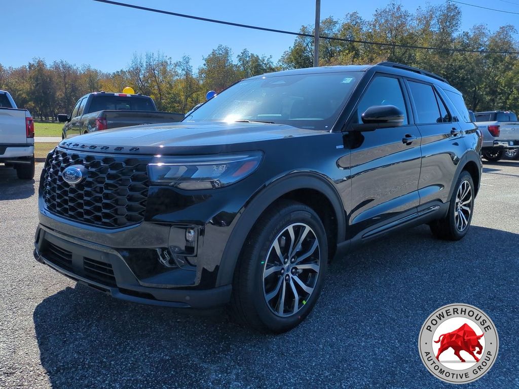 Agate Black Metallic 2026 Ford Explorer SUV / Crossover Rear-Wheel Drive Automatic