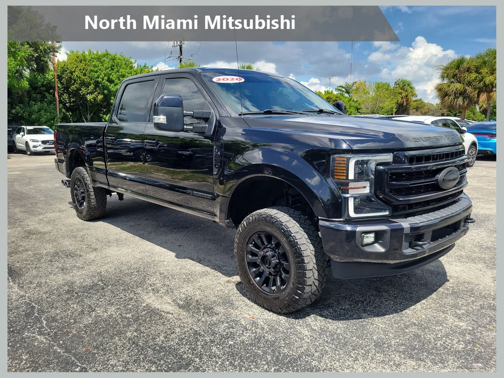 Black Metallic 2020 Ford F-250 Super Duty Pickup Truck Four-Wheel Drive Automatic
