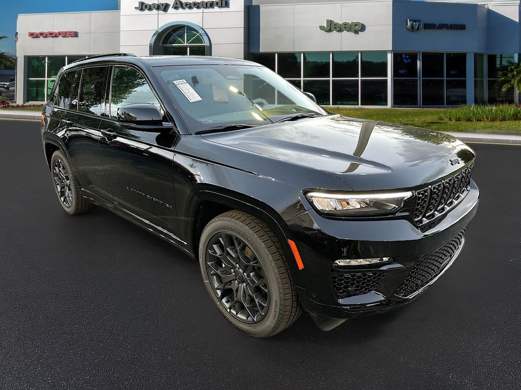 Diamond Black Crystal Pearlcoat 2025 Jeep Grand Cherokee Summit 4WD SUV / Crossover Four-Wheel Drive 8-Speed Automatic