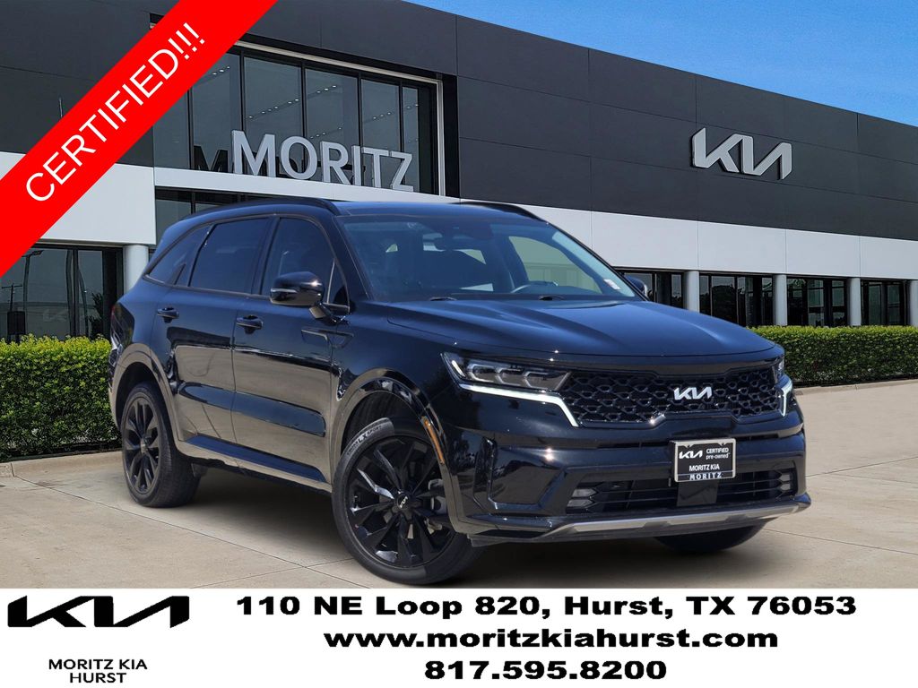 Ebony Black 2023 Kia Sorento SUV / Crossover All-Wheel Drive 8-Speed Dual Clutch