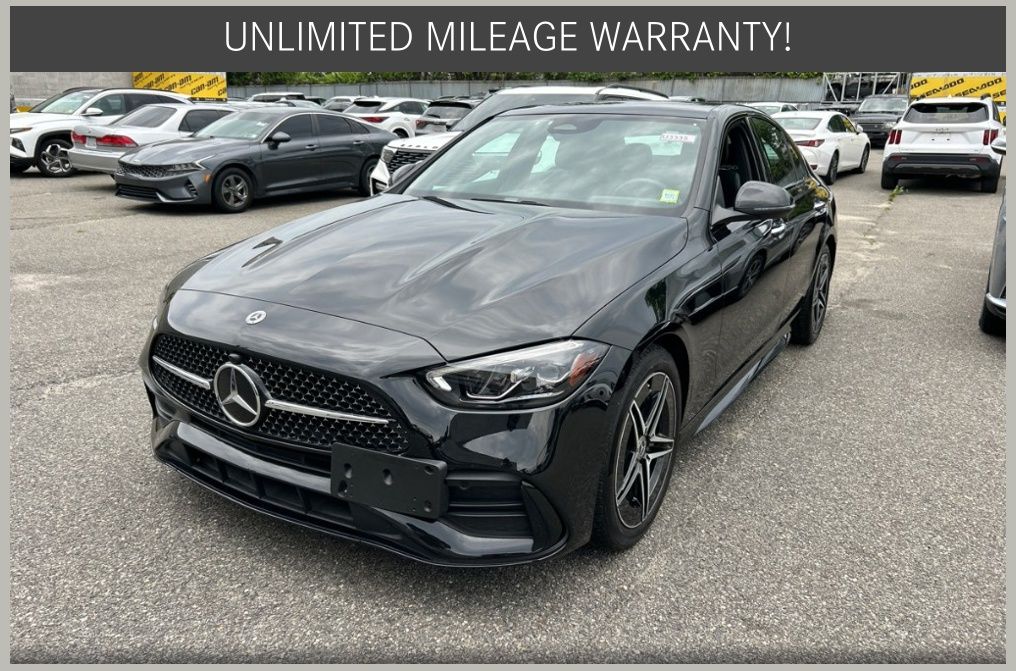 Black 2023 Mercedes-Benz C-Class Sedan All-Wheel Drive 9-Speed Automatic