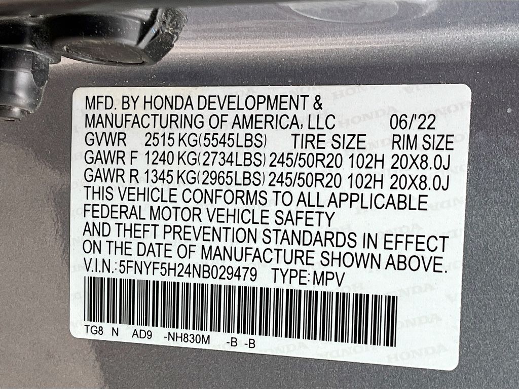 2022 Honda Pilot Special Edition Silver at Emmons Autoplex