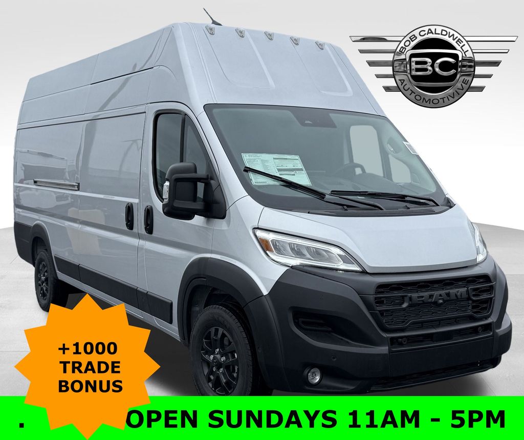 Bright Silver Metallic Clearcoat 2026 RAM ProMaster Van Front-Wheel Drive 9-Speed Automatic