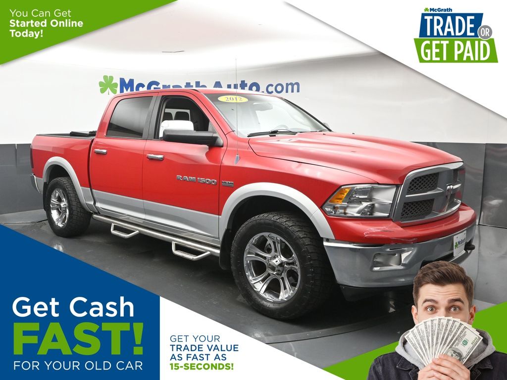2012 RAM 1500 Rojo (Flame Red Clearcoat) Camioneta Todo terreno 6 velocidades Automática