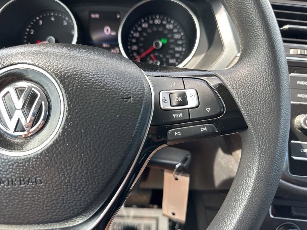 2019 Pure White Volkswagen Tiguan 2.0T S FWD SUV