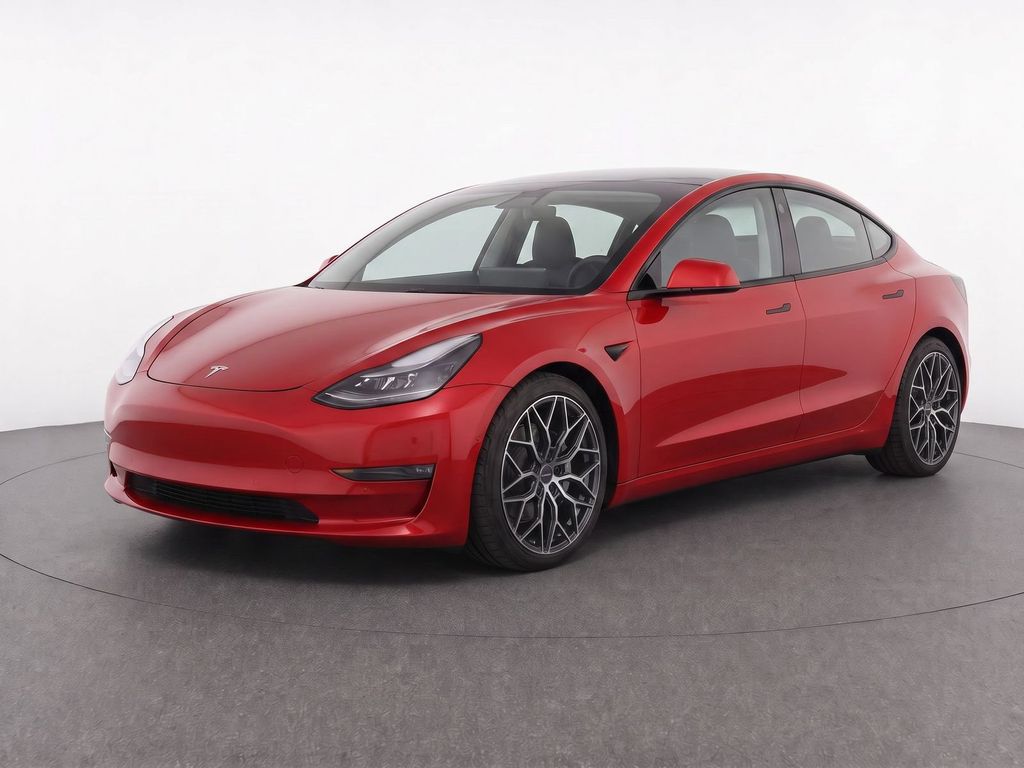 Used 2023 Red Multi Tesla Base image 2