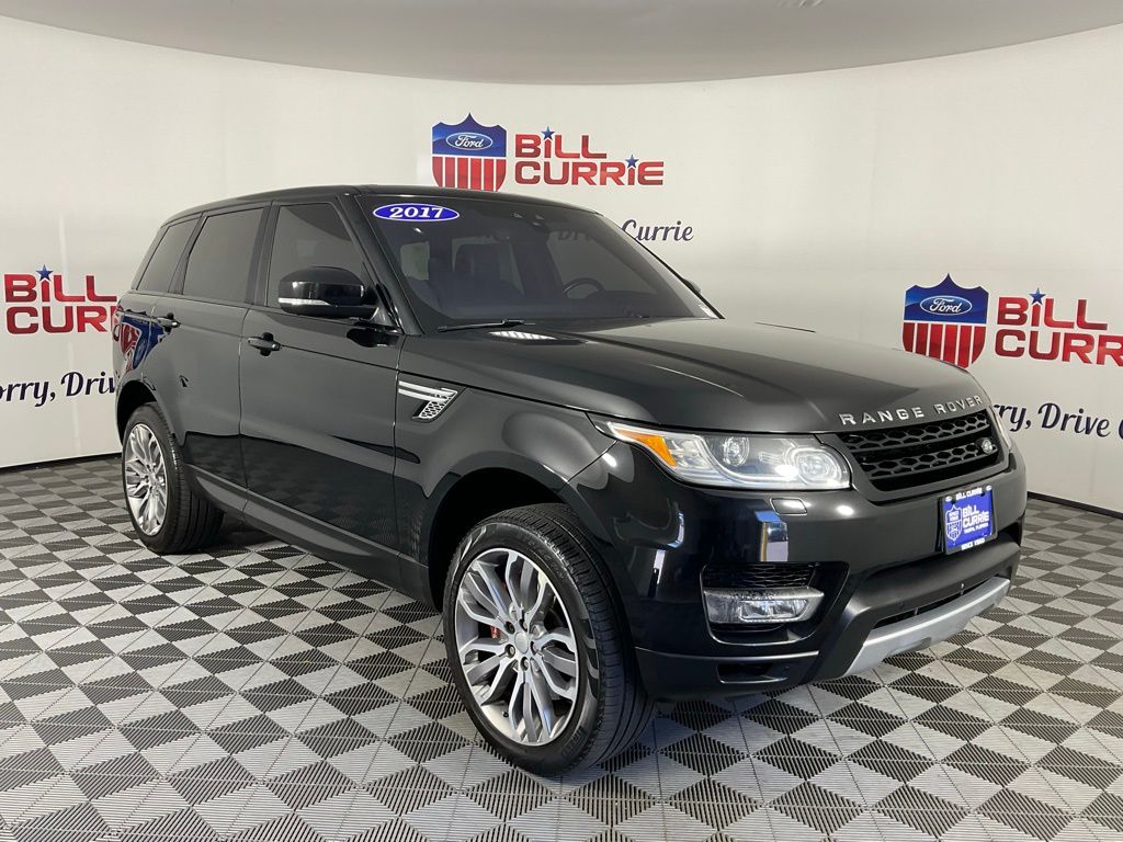 Black 2017 Land Rover Range Rover Sport V8 Supercharged 4WD SUV / Crossover All-Wheel Drive 8-Speed Automatic