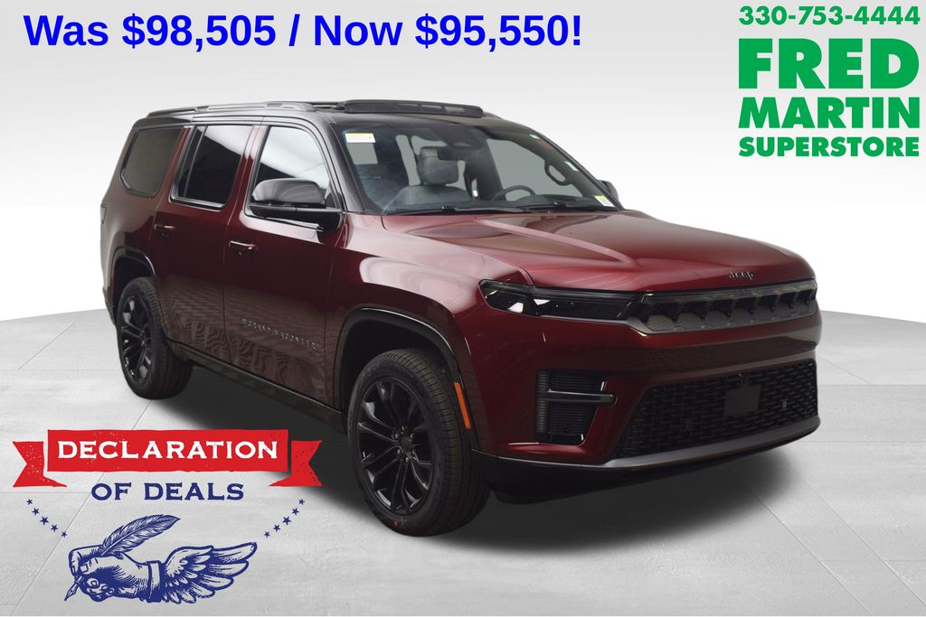 new 2026 Jeep Grand Wagoneer car, priced at $95,550