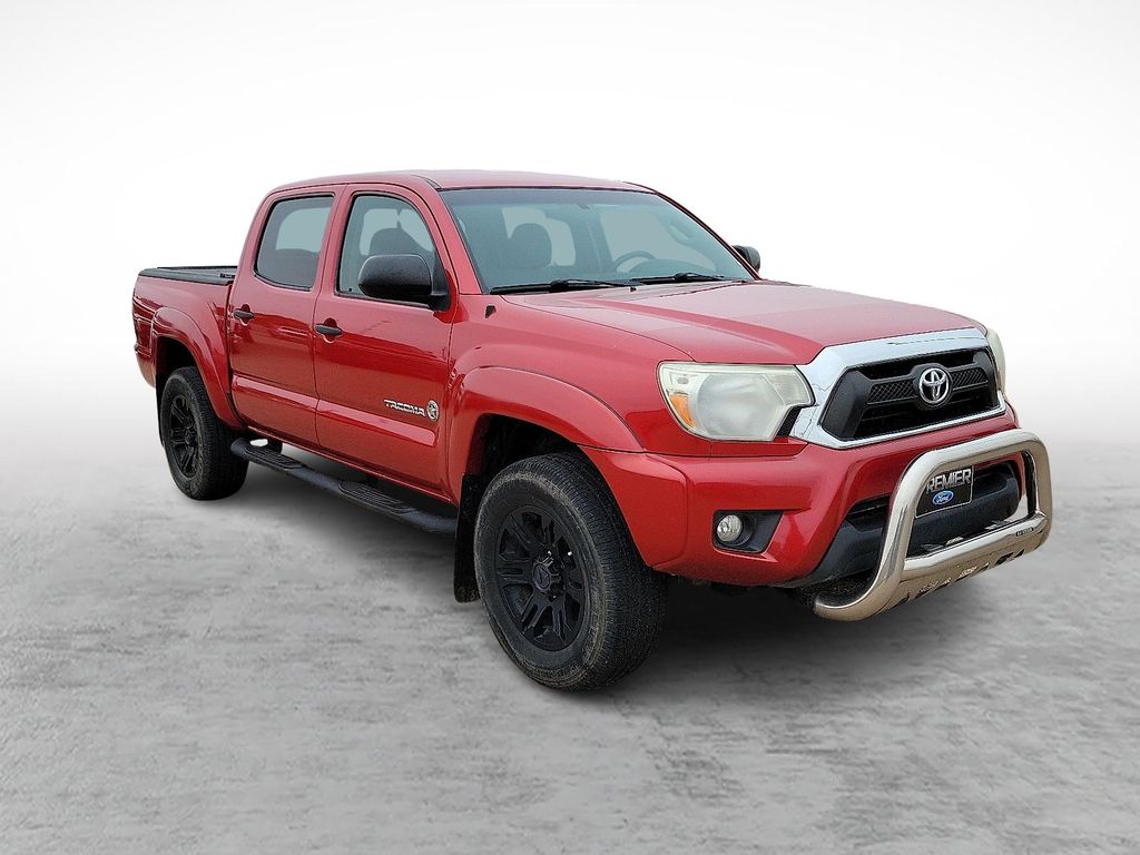 Barcelona Red Metallic 2015 Toyota Tacoma Double Cab V6 PreRunner Pickup Truck 4X2 5-Speed Automatic