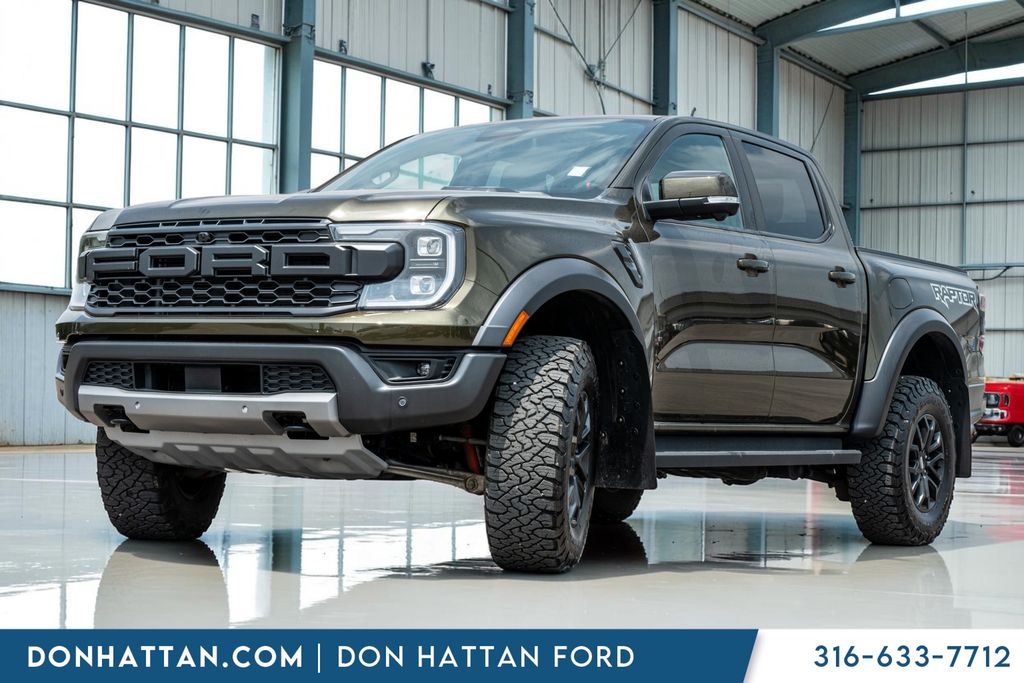 Green Metallic 2025 Ford Ranger Pickup Truck Four-Wheel Drive Automatic