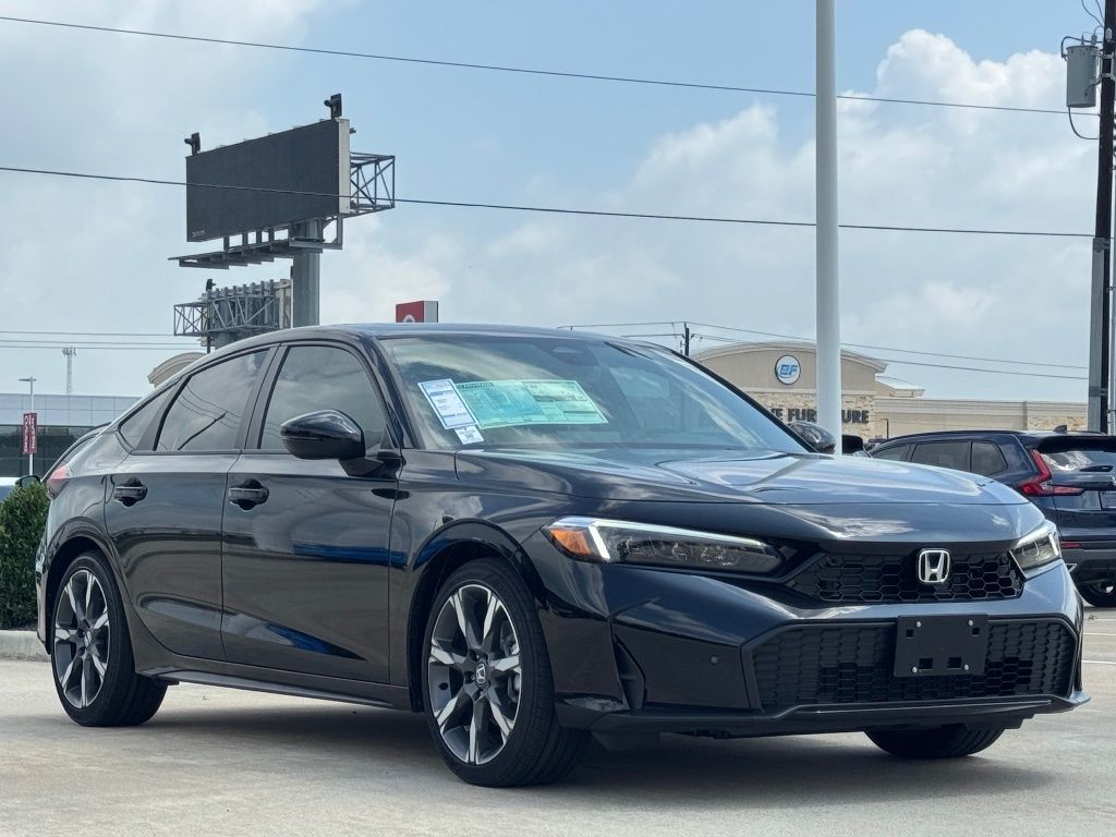 2026 Honda Civic Hybrid Sport Touring Black at Bayshore Chrysler Jeep Dodge Ram